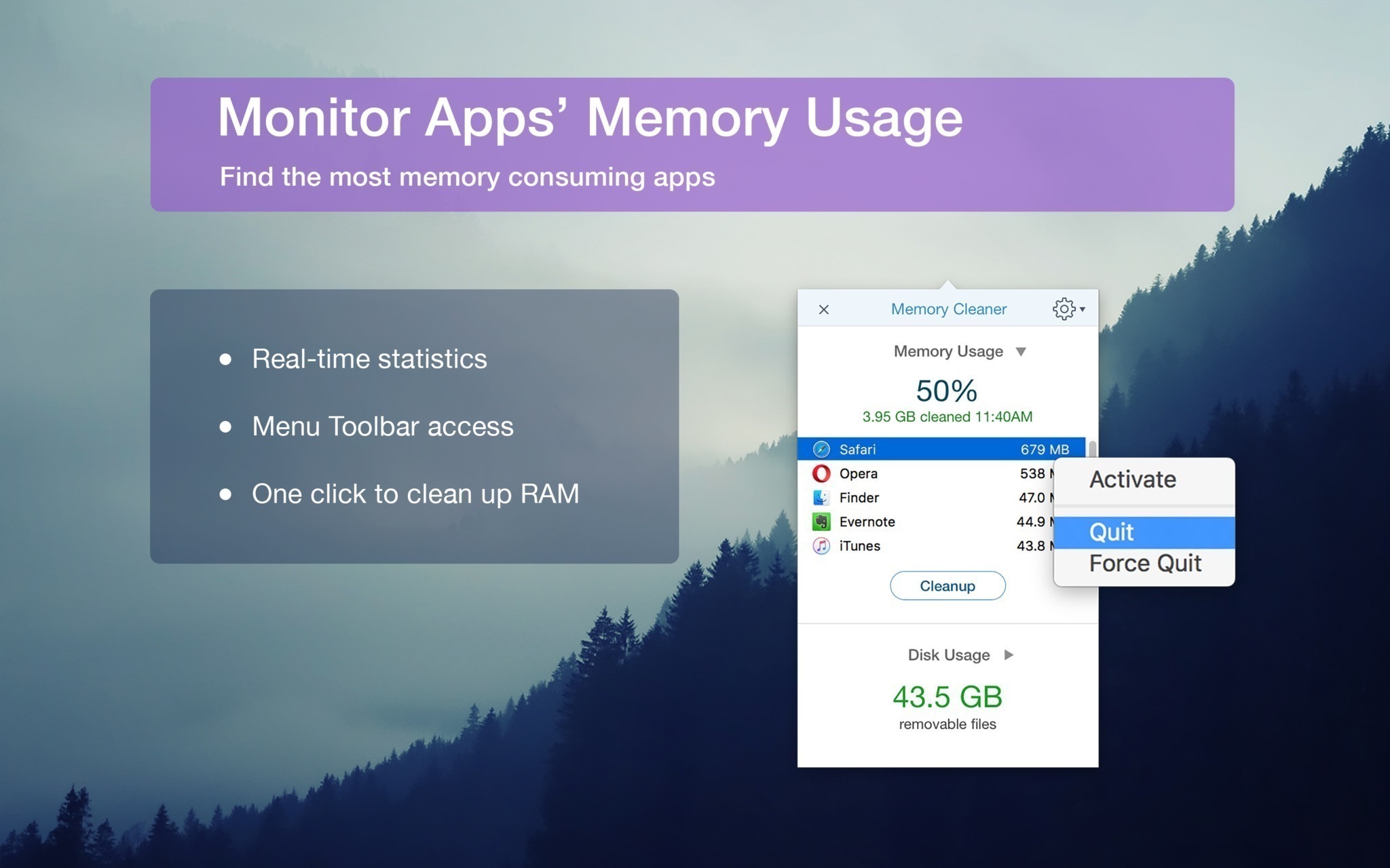 auto memory cleaner mac